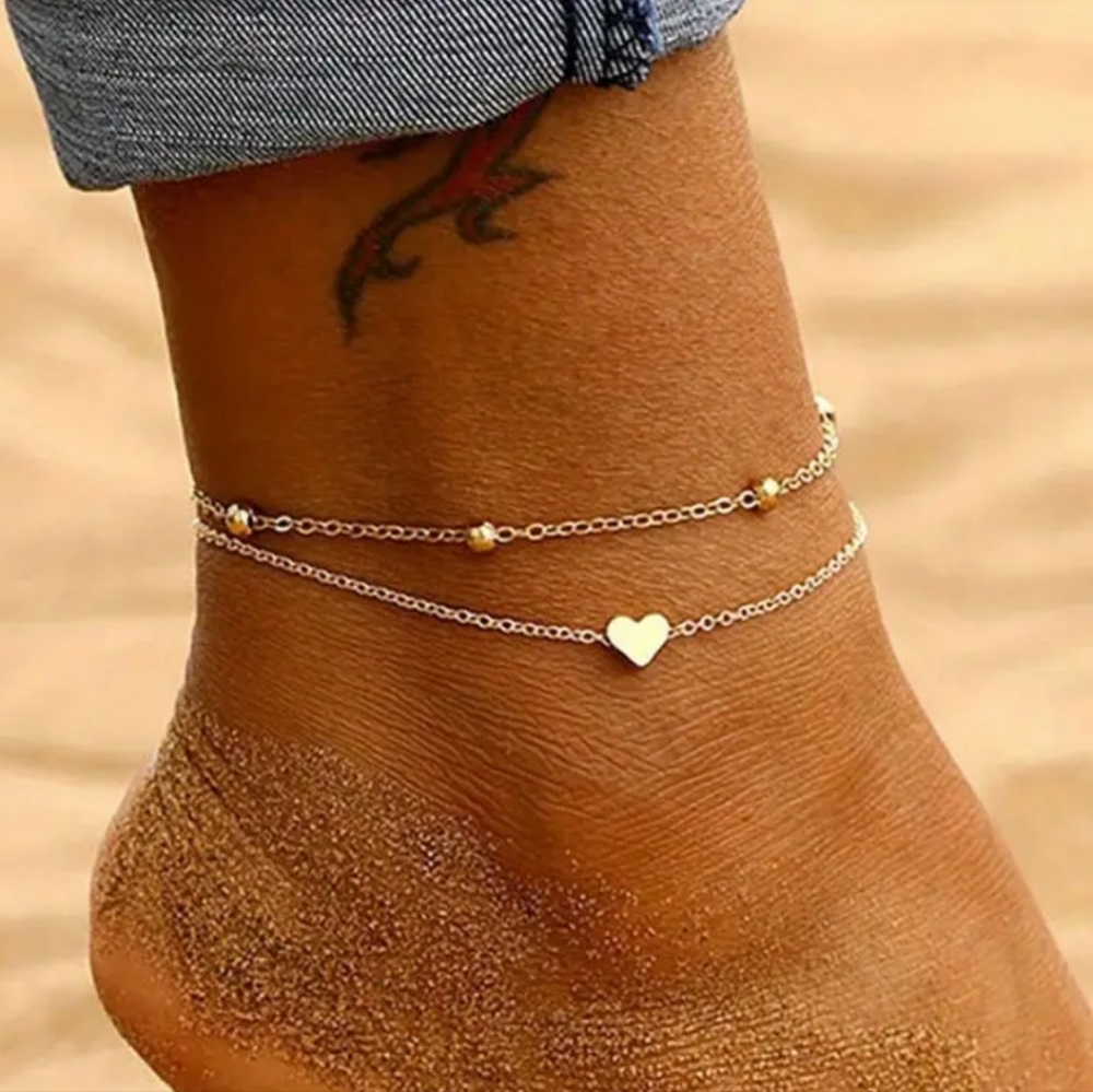 18 Karat Gold-plated Anklet
